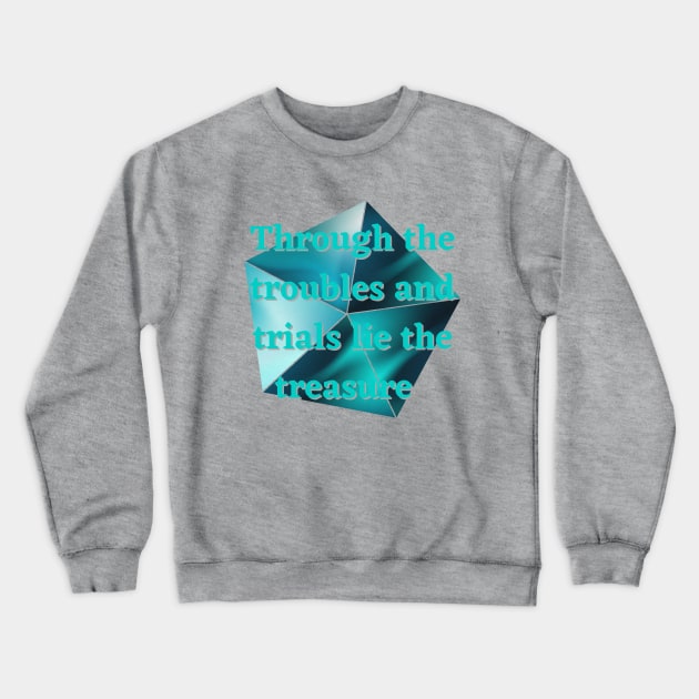 Blue gem Crewneck Sweatshirt by Warmist